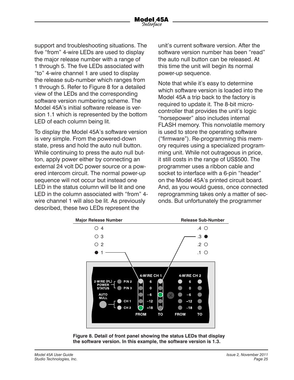 Studio Technologies 45A User Manual | Page 25 / 31