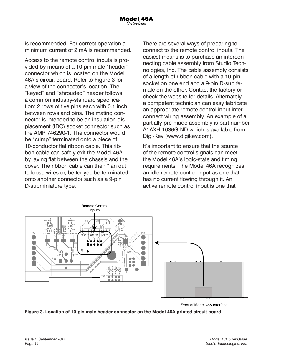 Studio Technologies 46A User Manual | Page 14 / 33