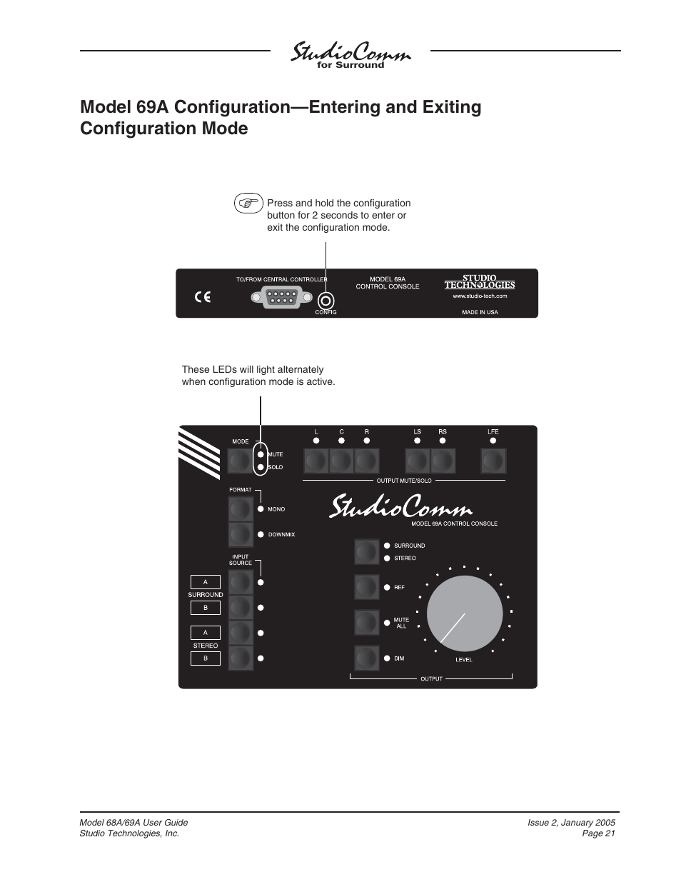 Studio Technologies 68A 2005 User Manual | Page 21 / 49