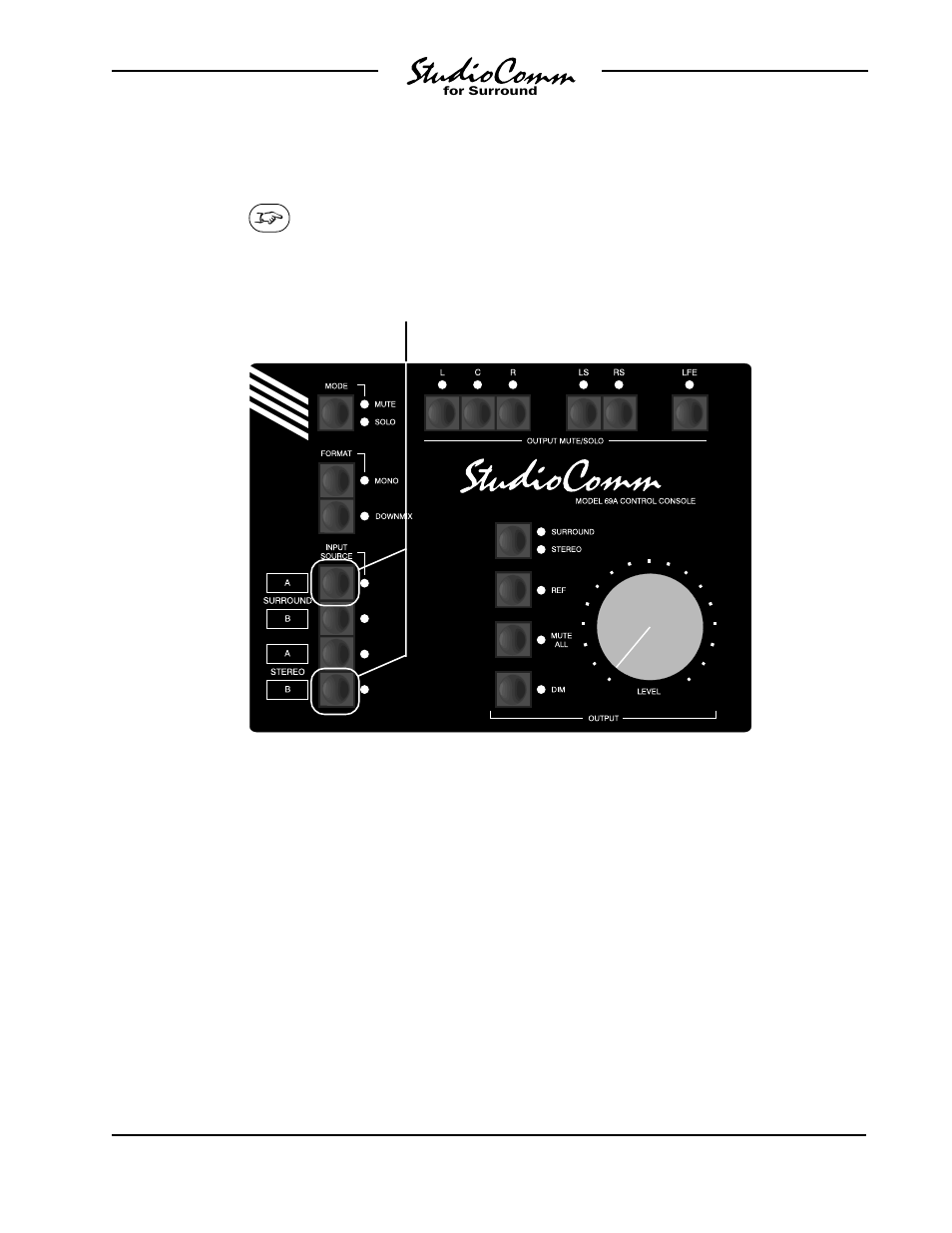 Model 69a configuration—restore factory defaults | Studio Technologies 68A 2001 User Manual | Page 29 / 48