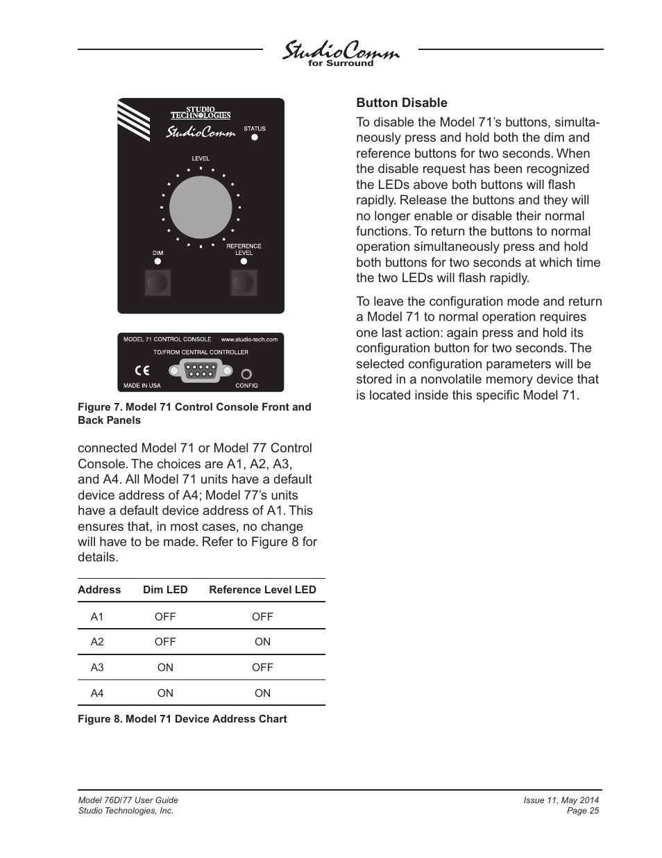 Studio Technologies 76D 2014 User Manual | Page 25 / 53