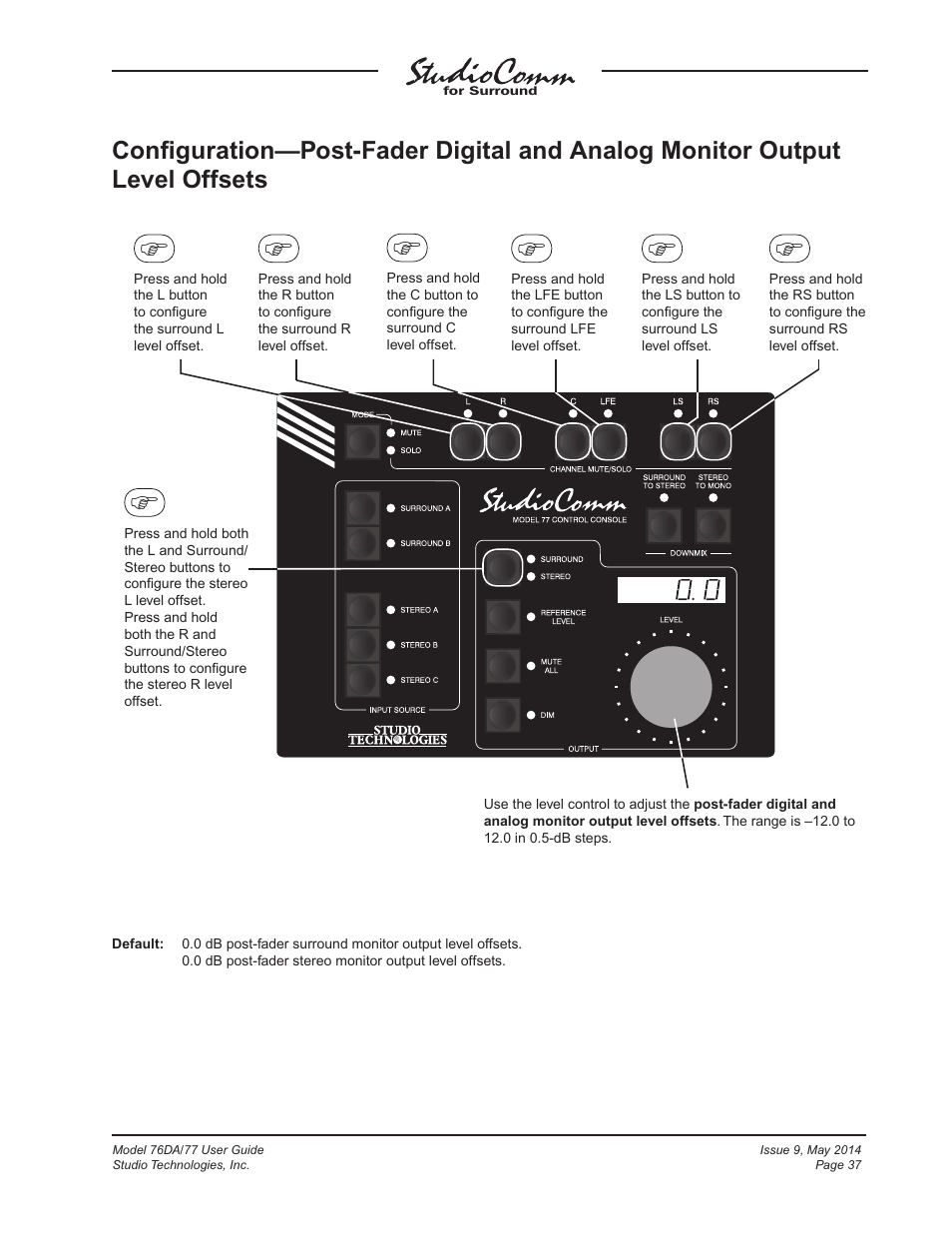 Studio Technologies 76DA V.4.12 User Manual | Page 37 / 53