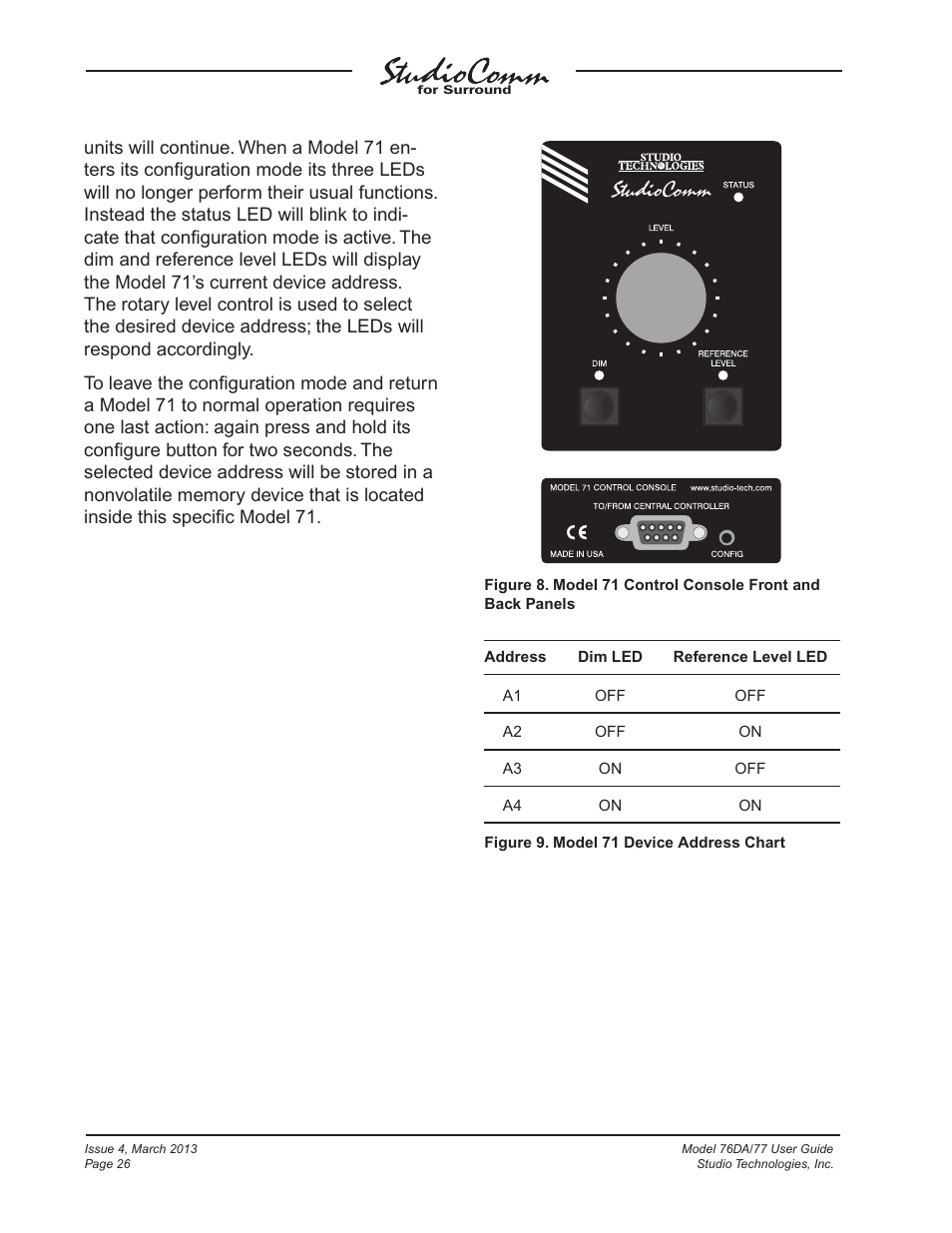 Studio Technologies 76DA V.4.02 User Manual | Page 26 / 53