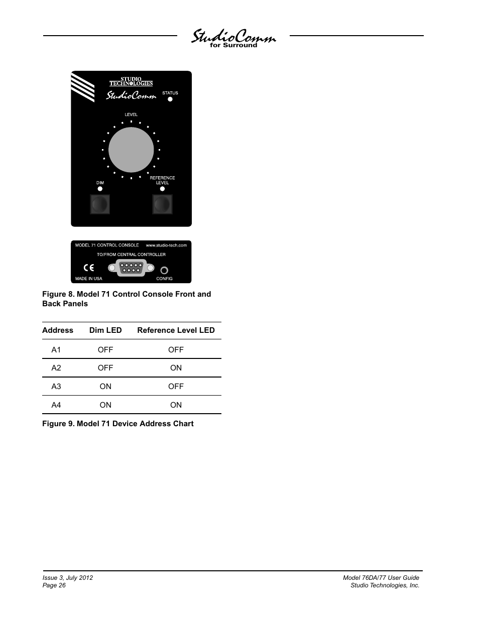 Studio Technologies 76DA V.4.00 User Manual | Page 26 / 51