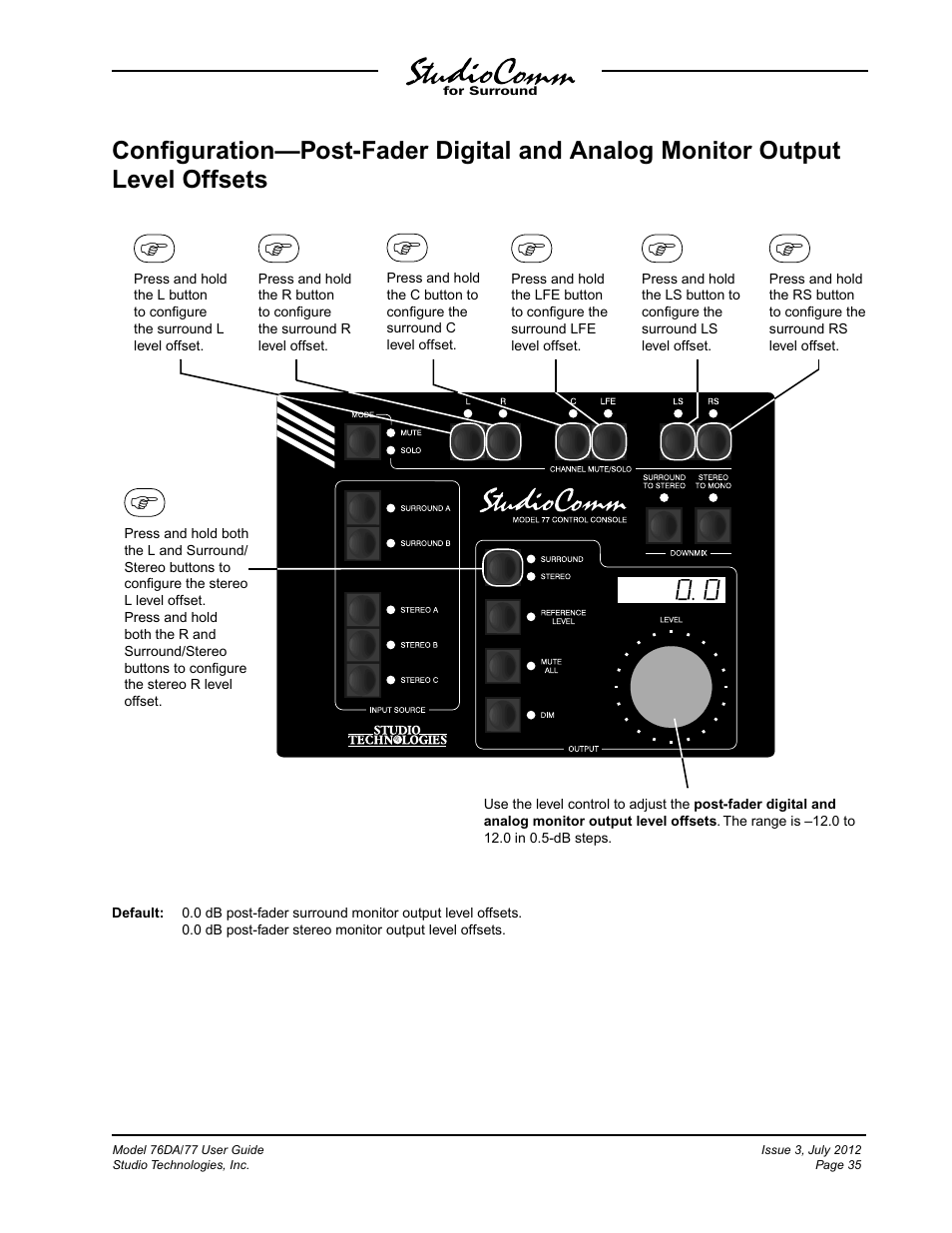 Studio Technologies 76DA V.4.00 User Manual | Page 35 / 51