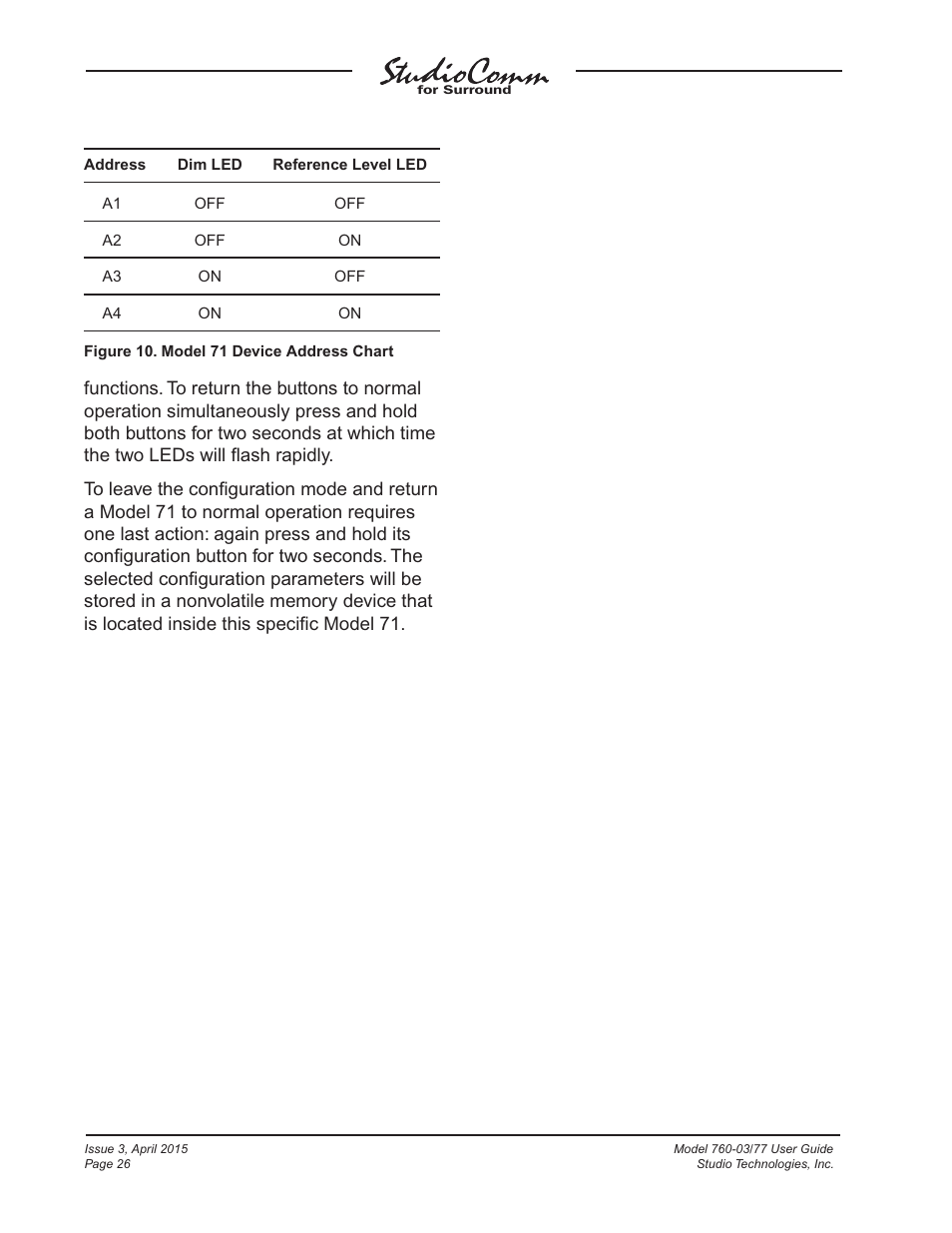 Studio Technologies 760-03 V.4.15 User Manual | Page 26 / 55