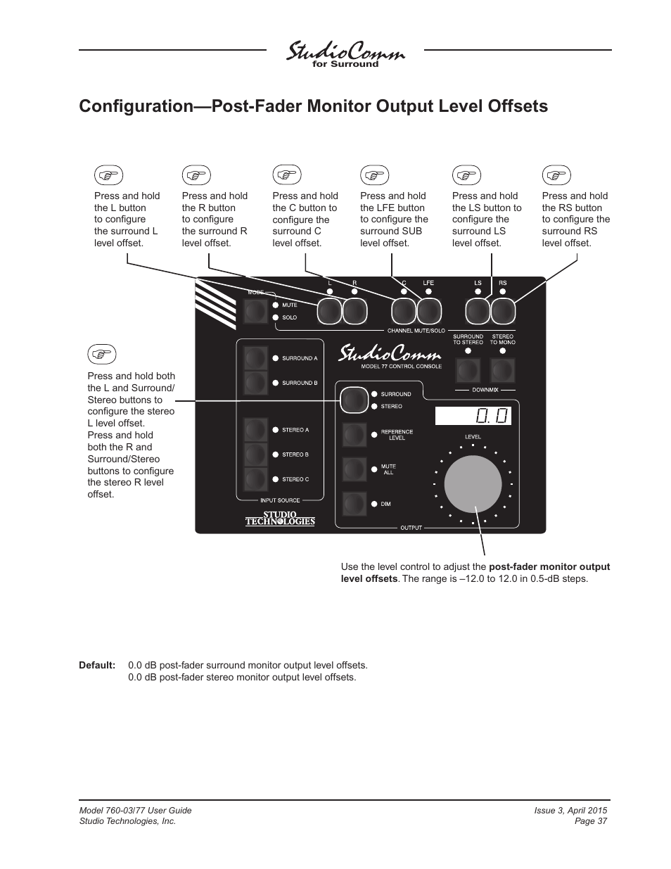 Studio Technologies 760-03 V.4.15 User Manual | Page 37 / 55