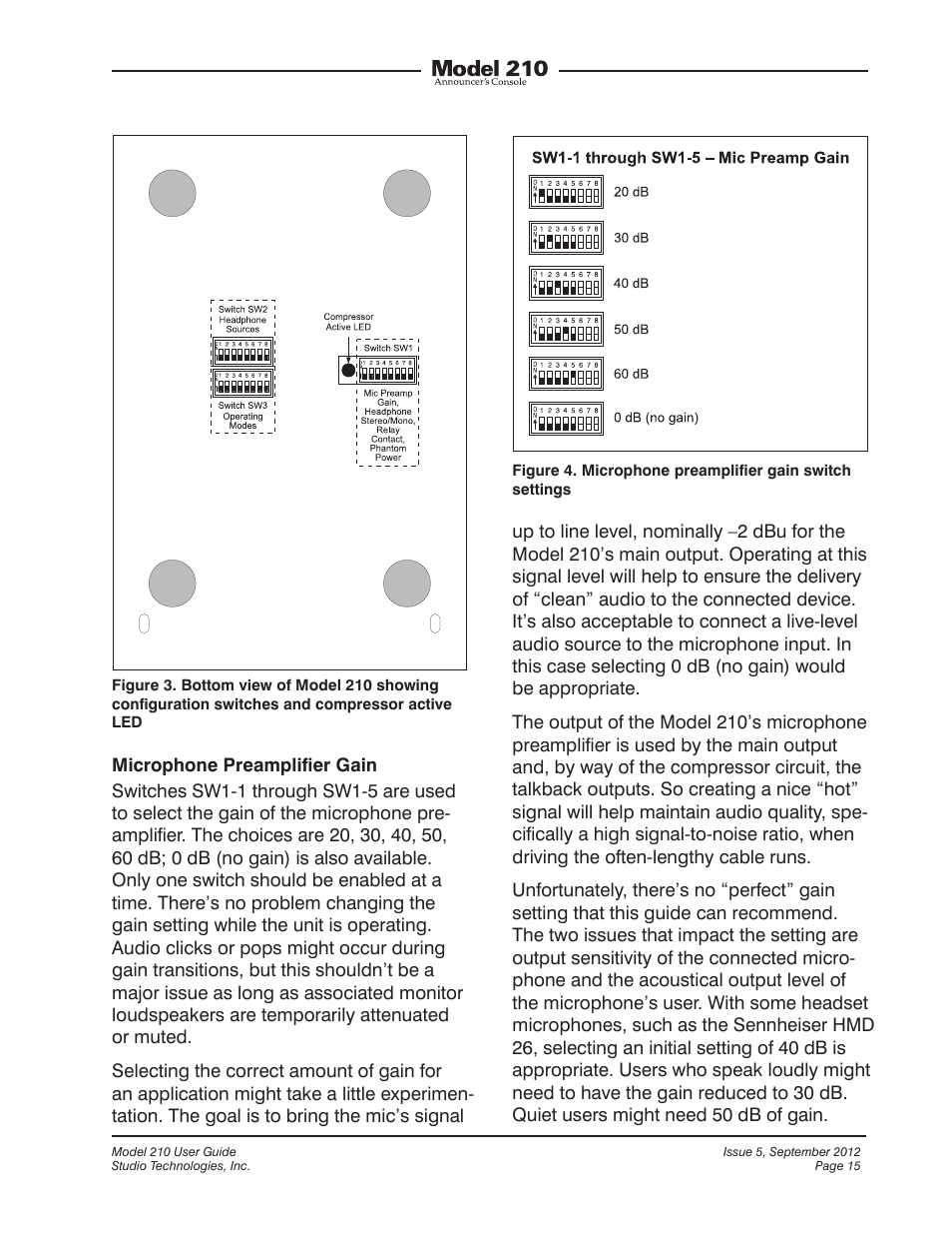 Studio Technologies 210 2012 User Manual | Page 15 / 37