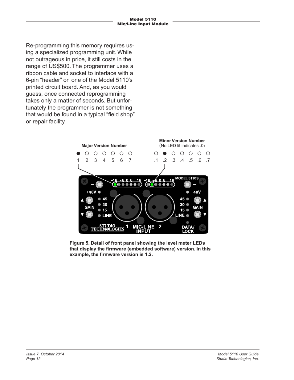 Studio Technologies 5110 V.3.2 User Manual | Page 12 / 17