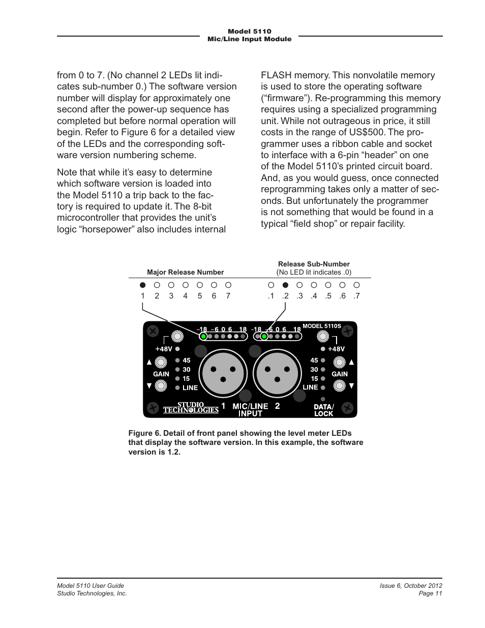 Studio Technologies 5110 V.3.0 User Manual | Page 11 / 15