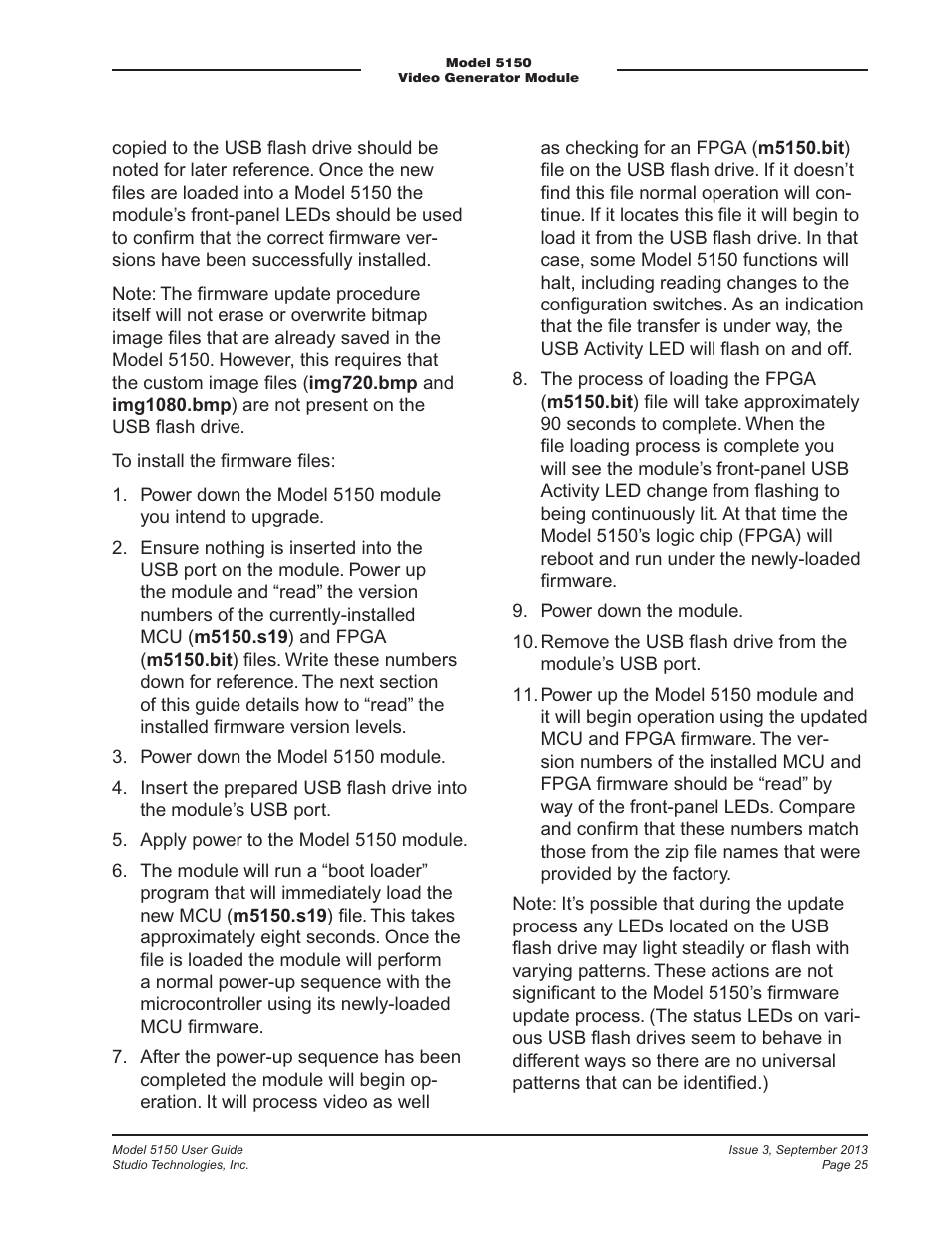 Studio Technologies 5150 V.2 User Manual | Page 25 / 33