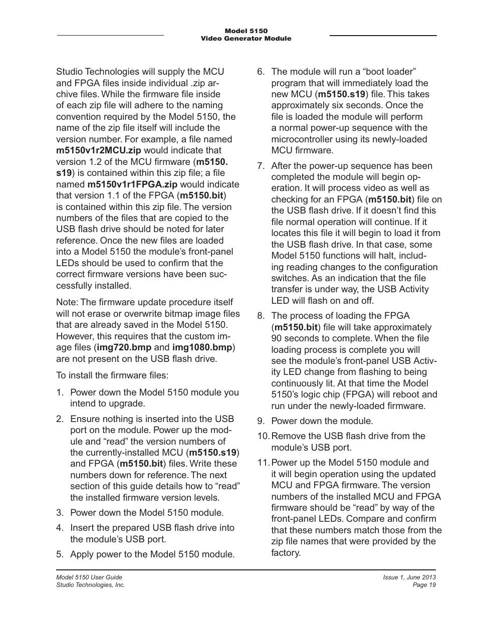 Studio Technologies 5150 V.3 User Manual | Page 19 / 27