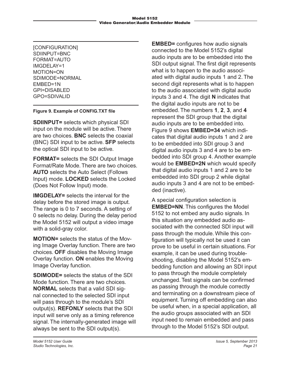Studio Technologies 5152 V.1 User Manual | Page 21 / 39
