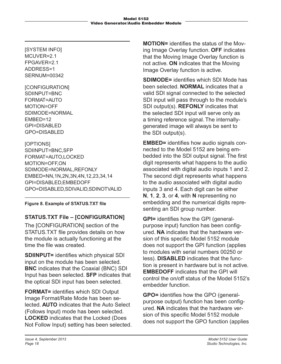 Studio Technologies 5152 V.2 User Manual | Page 18 / 37