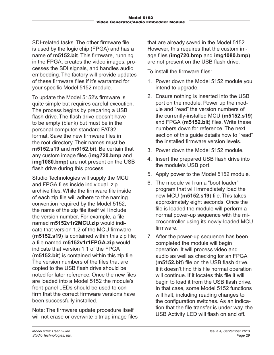 Studio Technologies 5152 V.2 User Manual | Page 29 / 37
