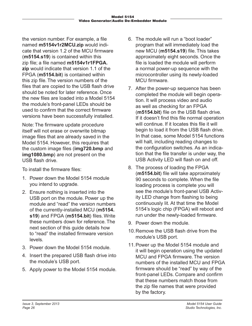 Studio Technologies 5154 User Manual | Page 26 / 33