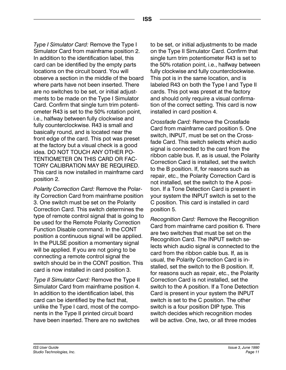 Studio Technologies ISS User Manual | Page 10 / 45