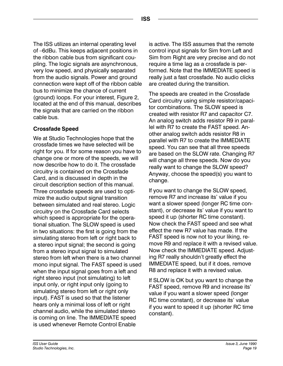 Studio Technologies ISS User Manual | Page 18 / 45