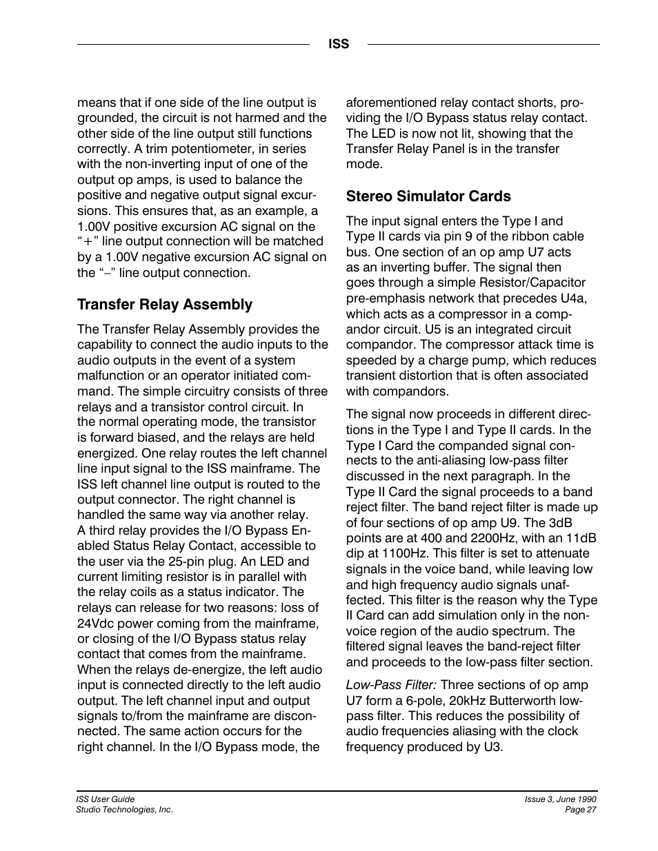 Studio Technologies ISS User Manual | Page 26 / 45