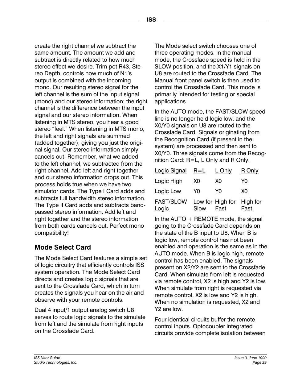 Studio Technologies ISS User Manual | Page 28 / 45