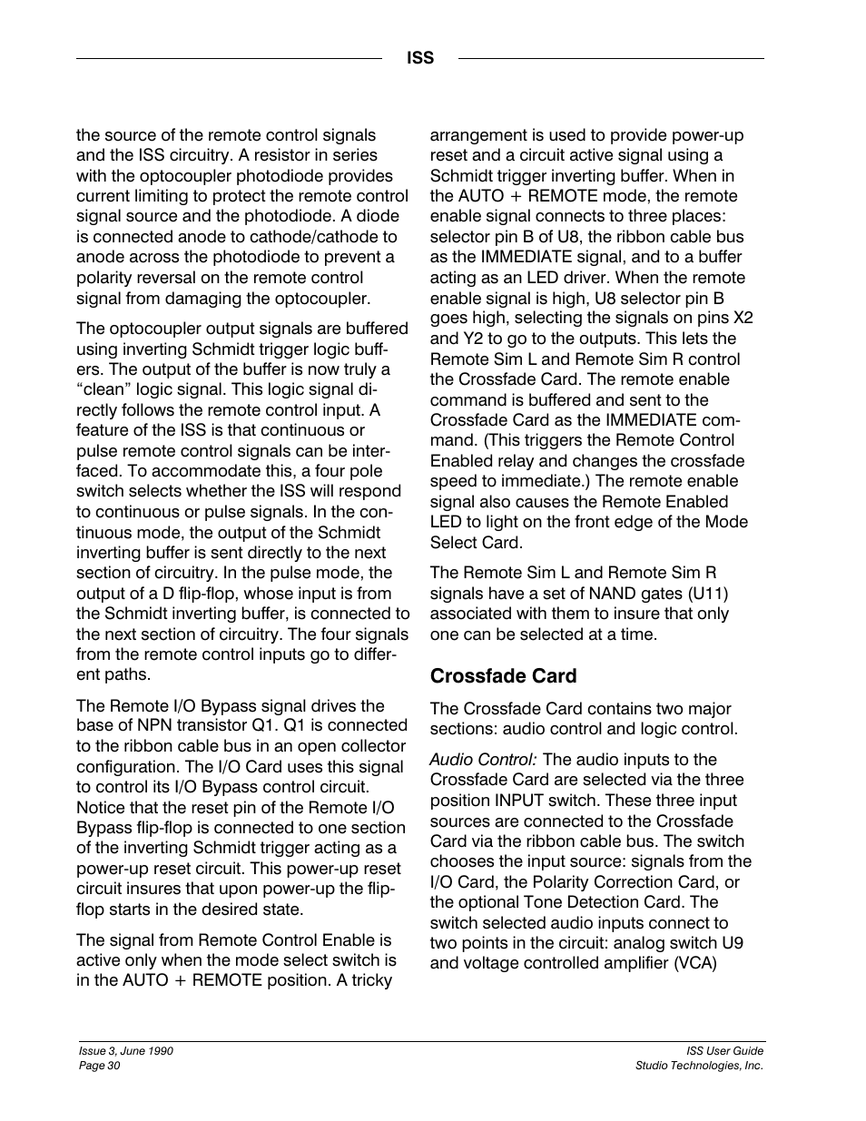 Studio Technologies ISS User Manual | Page 29 / 45