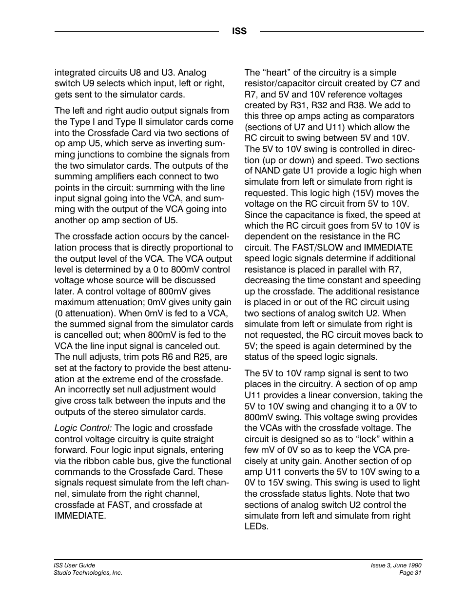 Studio Technologies ISS User Manual | Page 30 / 45