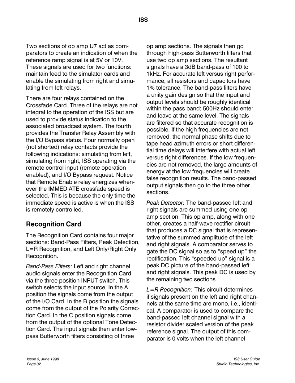 Studio Technologies ISS User Manual | Page 31 / 45