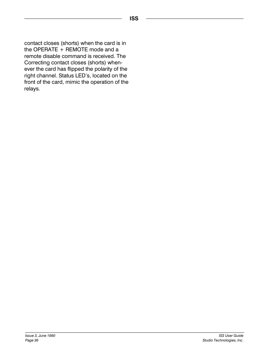 Studio Technologies ISS User Manual | Page 35 / 45