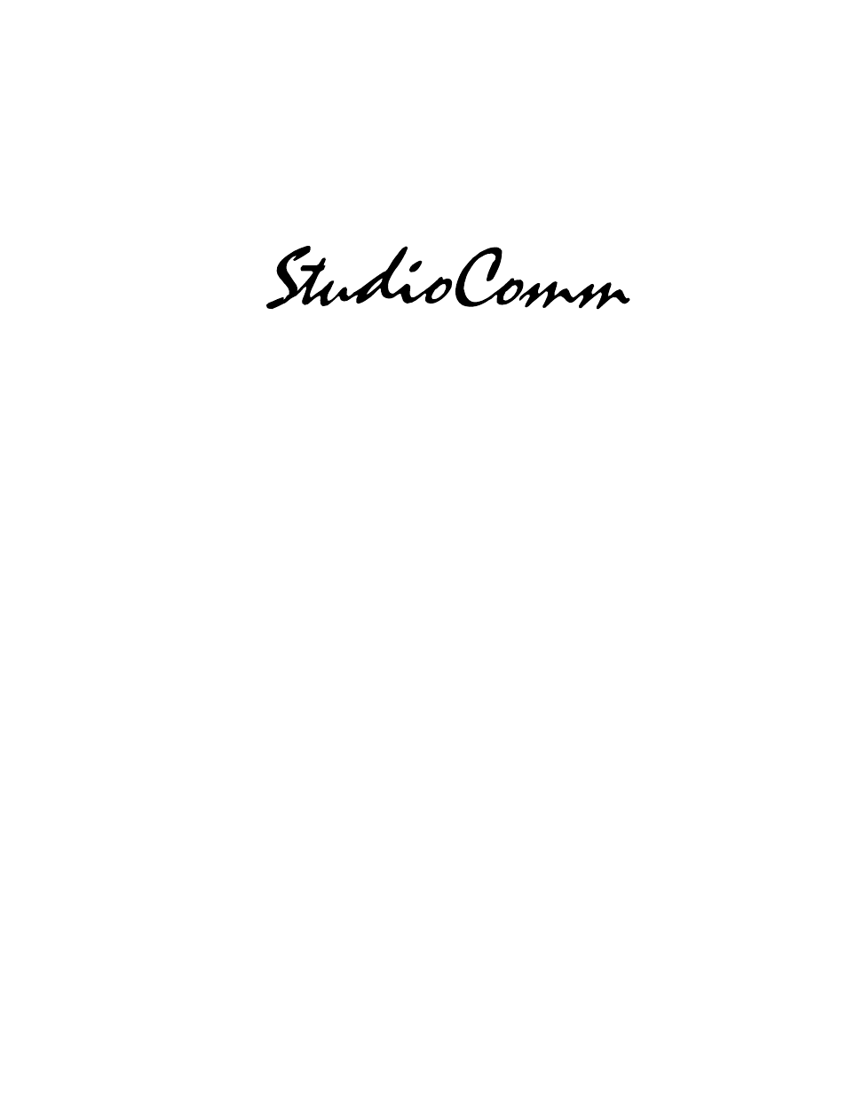 Studio Technologies 40 User Manual | 27 pages