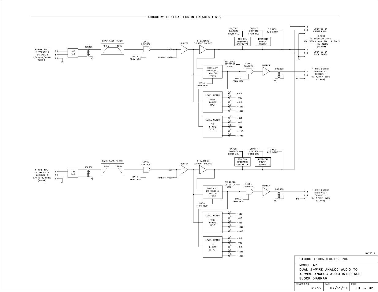 Studio Technologies 47 User Manual | Page 32 / 33