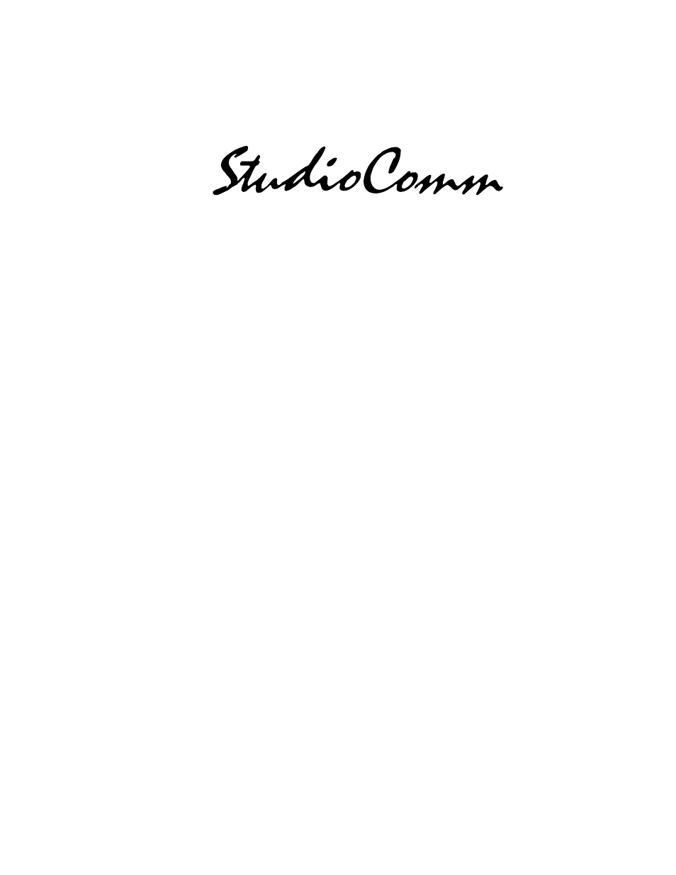 Studio Technologies 55 1996 User Manual | 47 pages