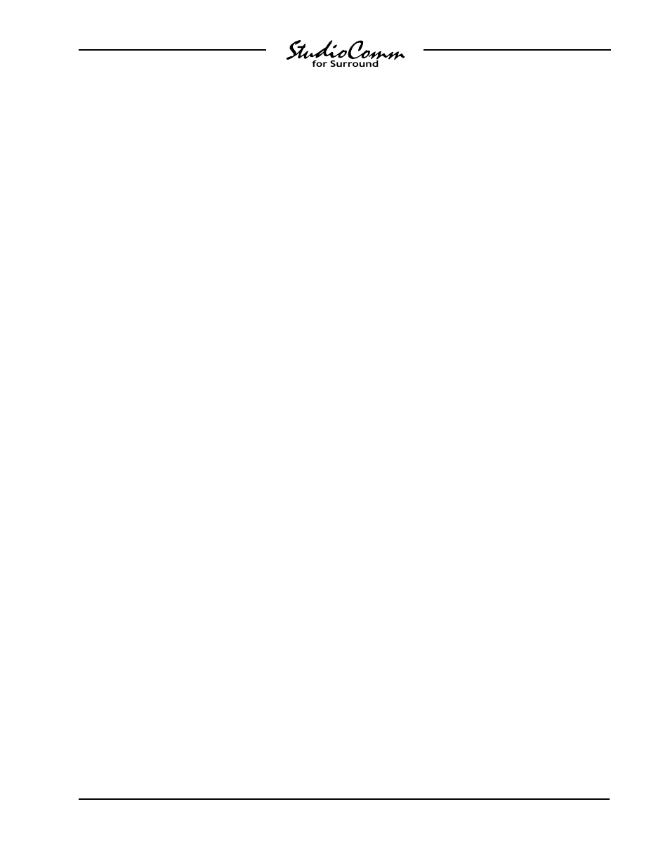 Foreword | Studio Technologies 58 2000 User Manual | Page 4 / 61