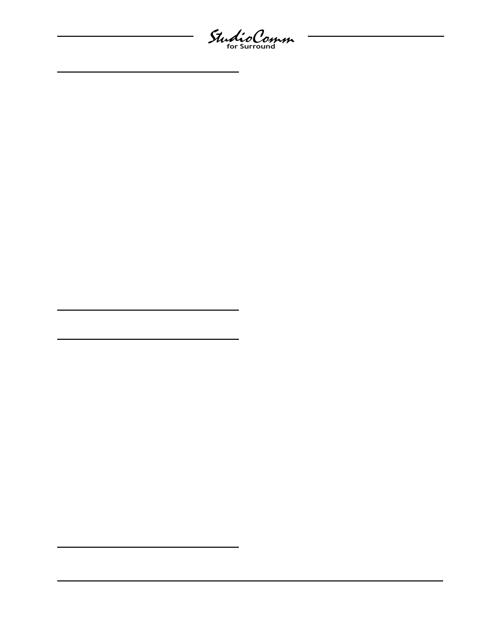 Studio Technologies 58 1998 User Manual | Page 53 / 54
