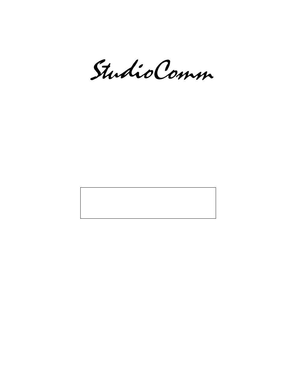 Studio Technologies 591 User Manual | 44 pages