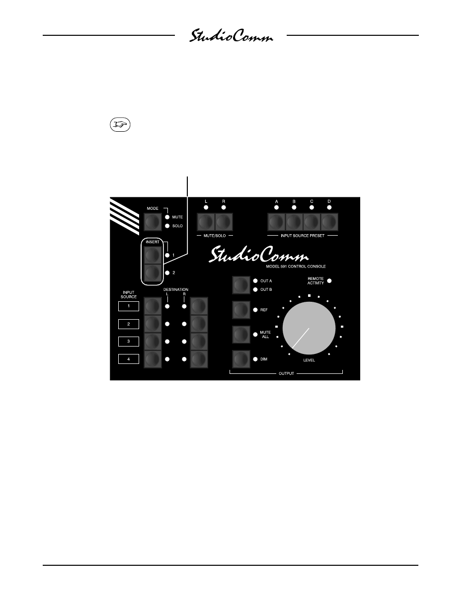 Model 591 configuration—restore factory defaults | Studio Technologies 591 User Manual | Page 27 / 44