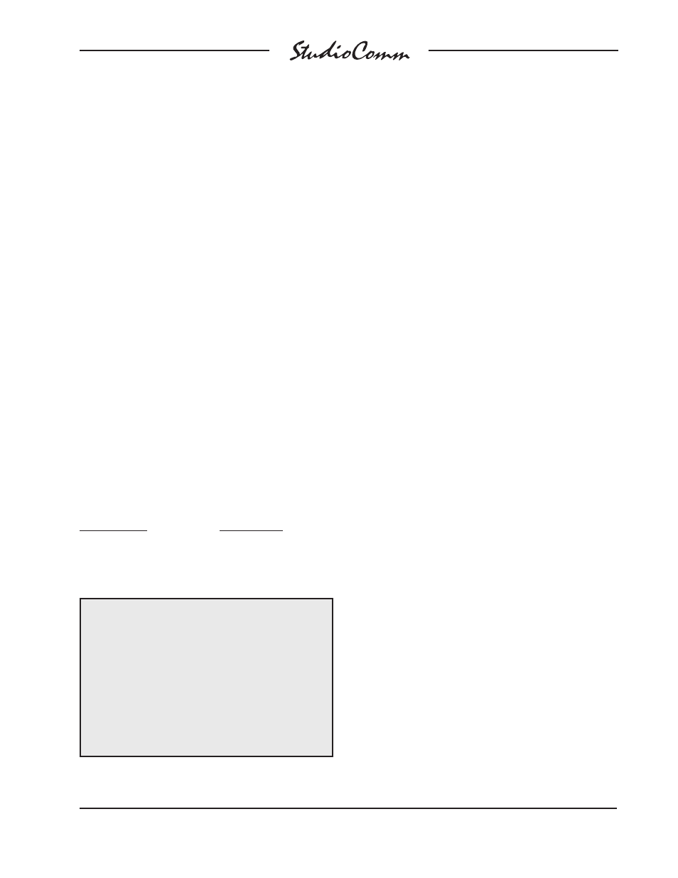 Configuration, Operation | Studio Technologies 60 User Manual | Page 12 / 22