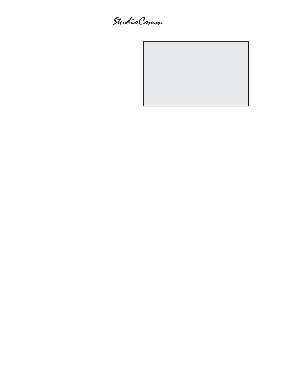 Configuration, Operation | Studio Technologies 60A User Manual | Page 14 / 25