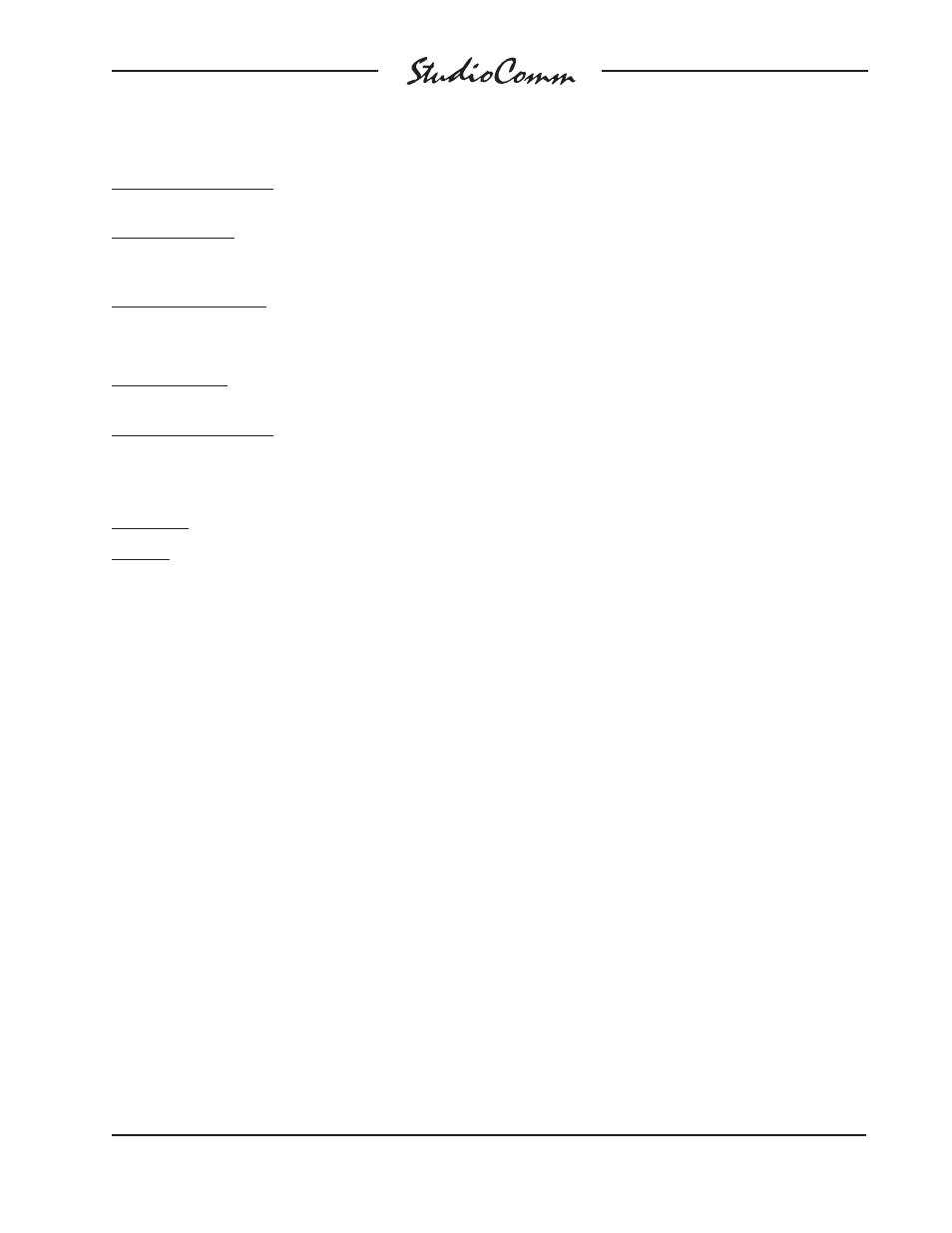 Model 61 control console | Studio Technologies 60A User Manual | Page 21 / 25
