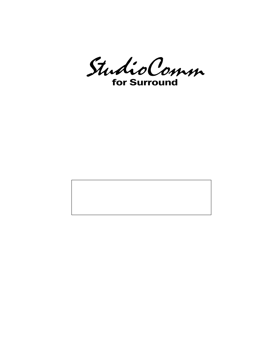 Studio Technologies 68 V.1 User Manual | 44 pages