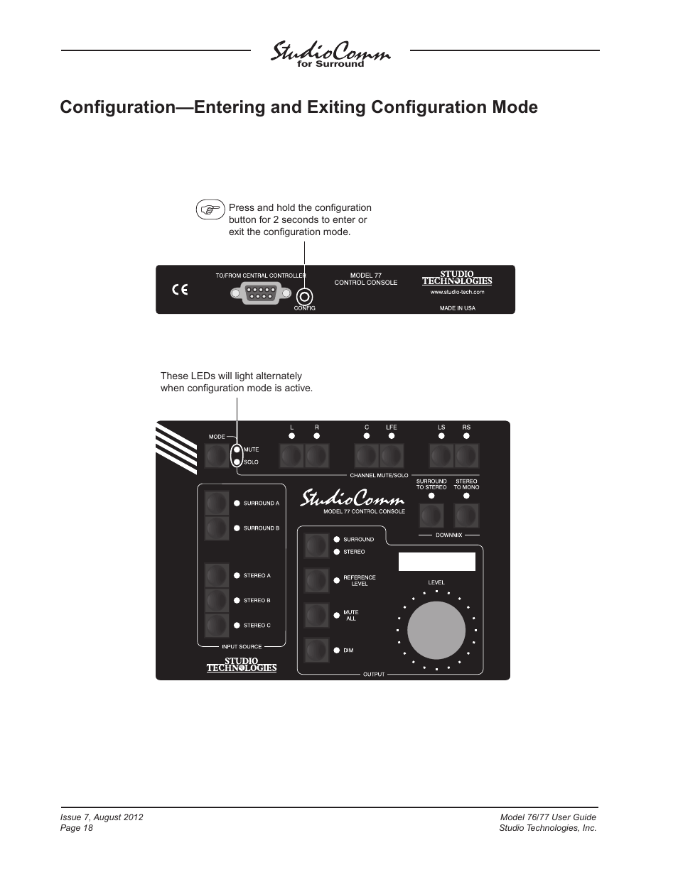 Studio Technologies 76 V.1.10 User Manual | Page 18 / 37