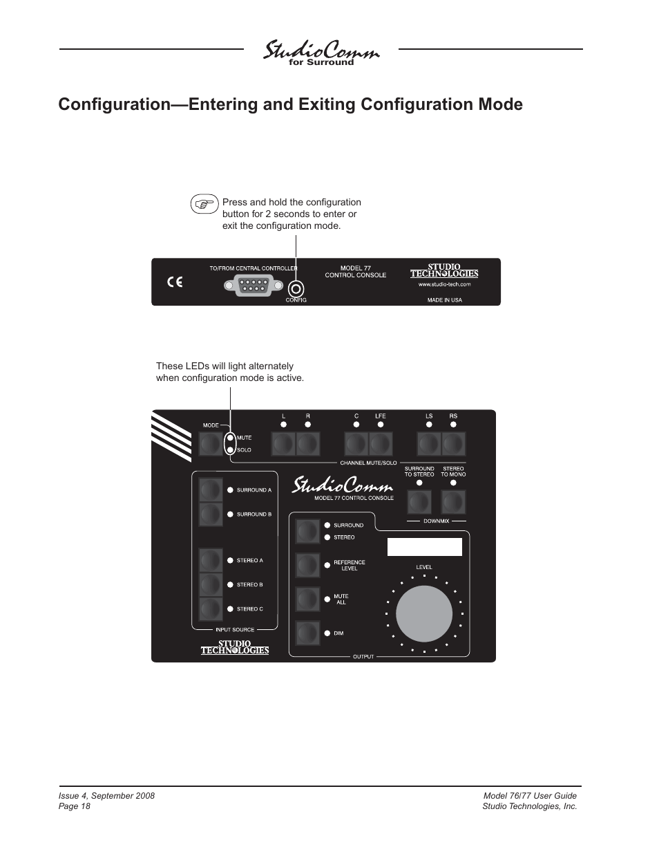 Studio Technologies 76 V.1.04 User Manual | Page 18 / 37