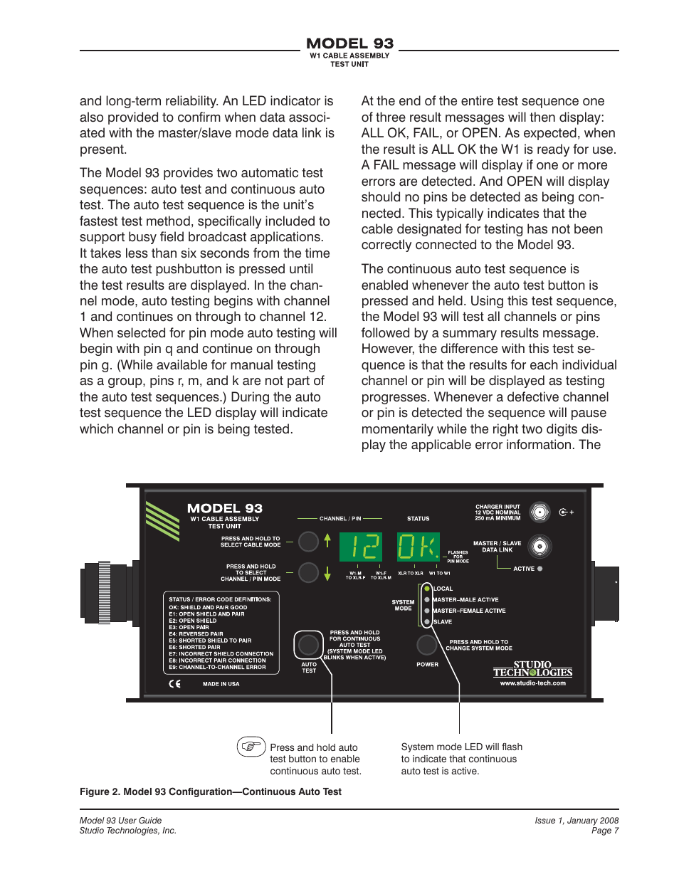 Studio Technologies 93 User Manual | Page 7 / 23