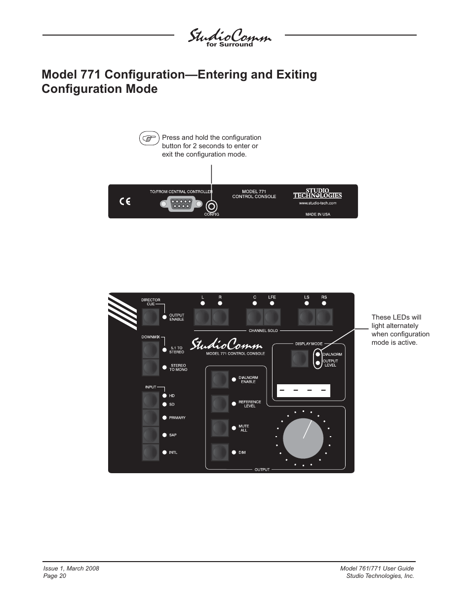 Studio Technologies 761 User Manual | Page 20 / 41