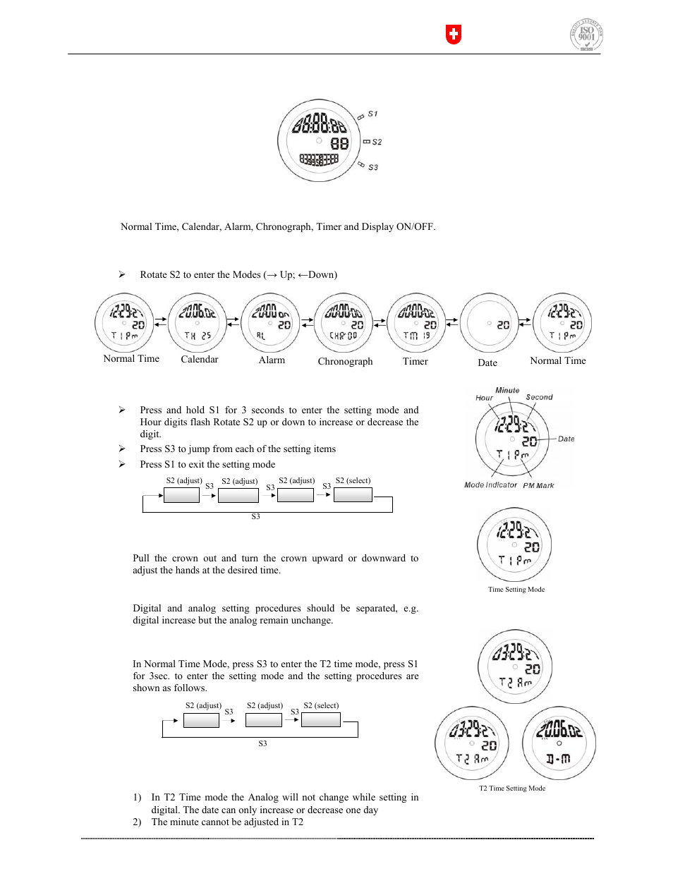 Stührling AD101-1 User Manual | 4 pages