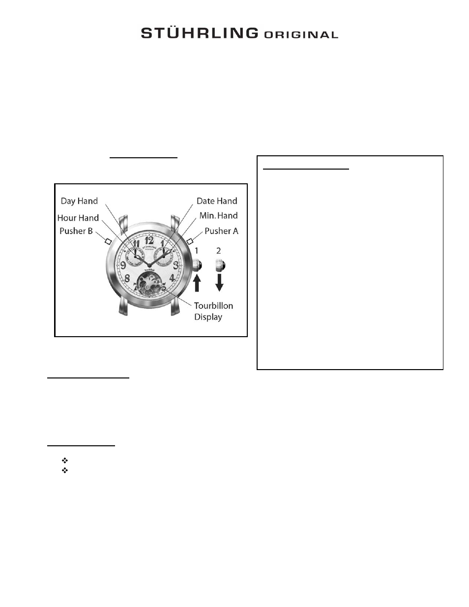 Stührling 92 User Manual | 1 page