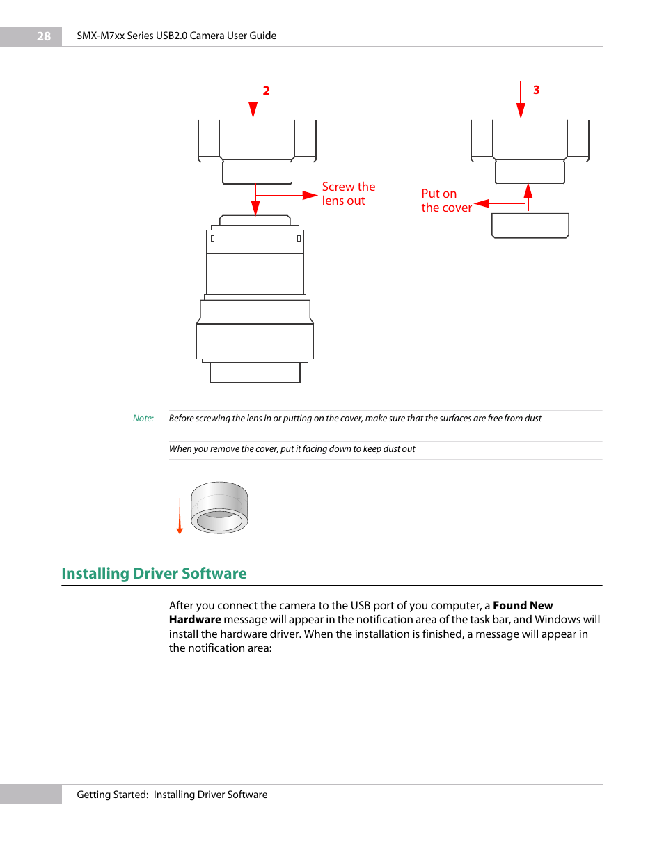 Installing driver software | Sumix SMX-M7xx User Manual | Page 28 / 98