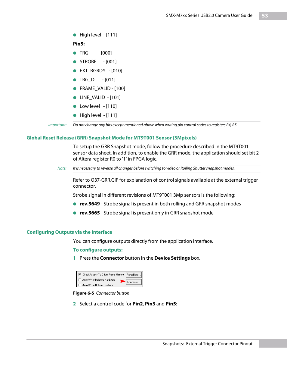 Configuring outputs via the interface | Sumix SMX-M7xx User Manual | Page 53 / 98