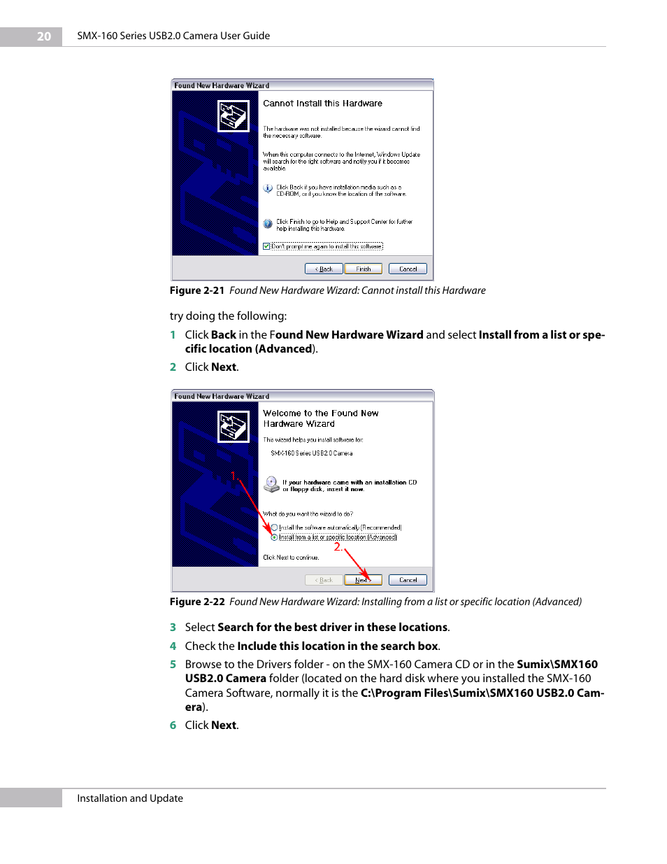 Sumix SMX-160x User Manual | Page 20 / 80