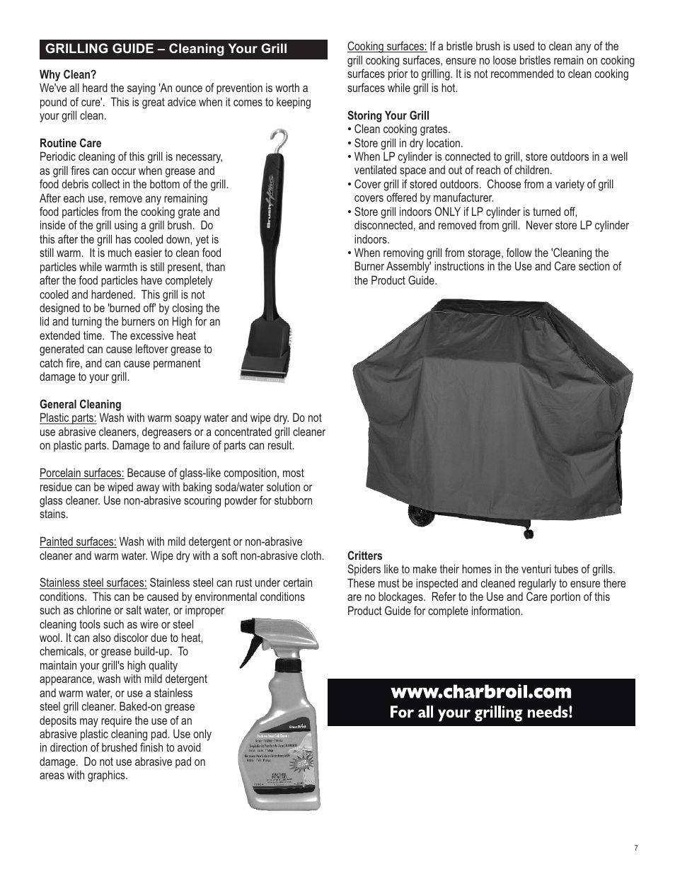 Char-Broil 463666512 User Manual | Page 7 / 28