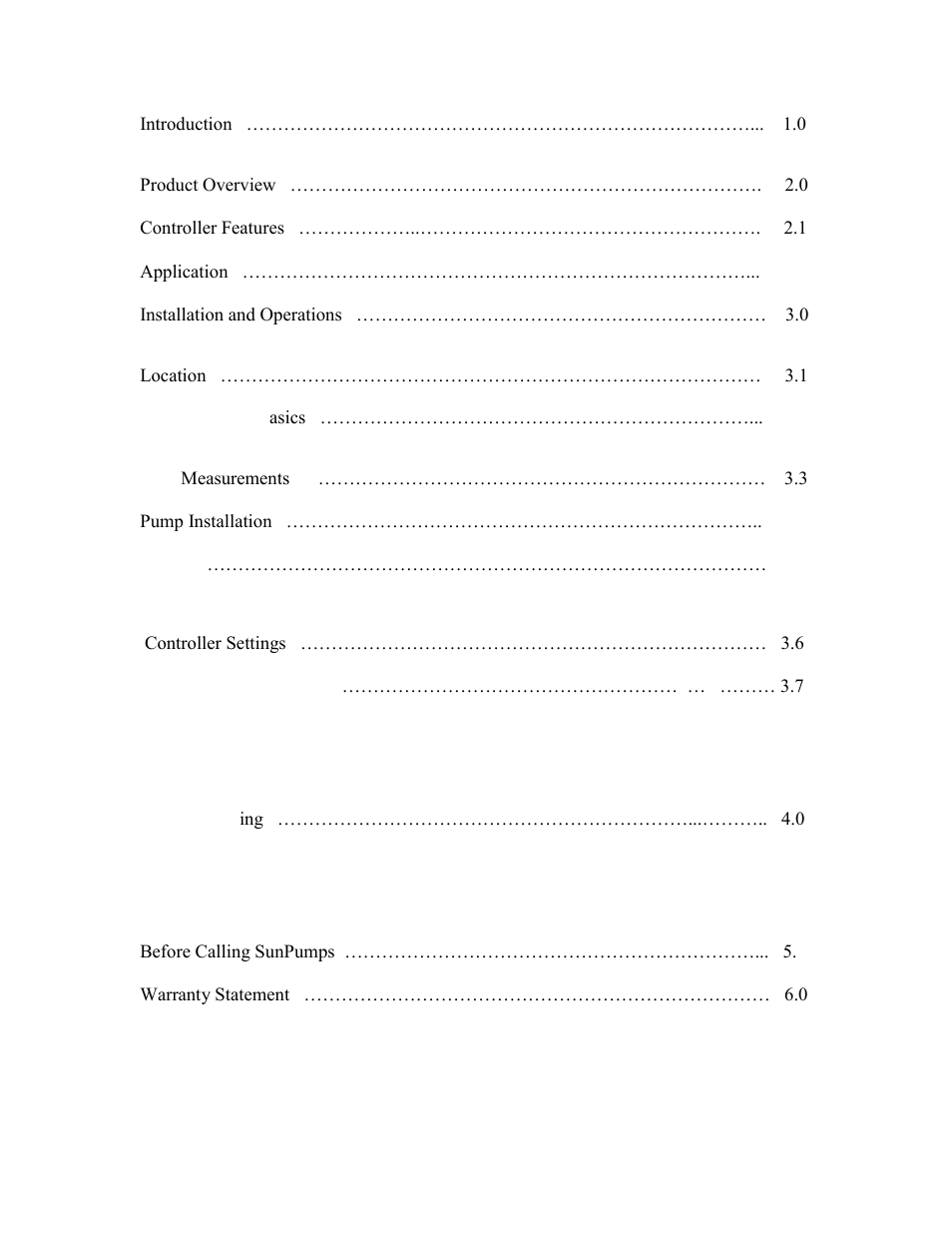 Sun Pumps PCA-30M1D User Manual | Page 2 / 17